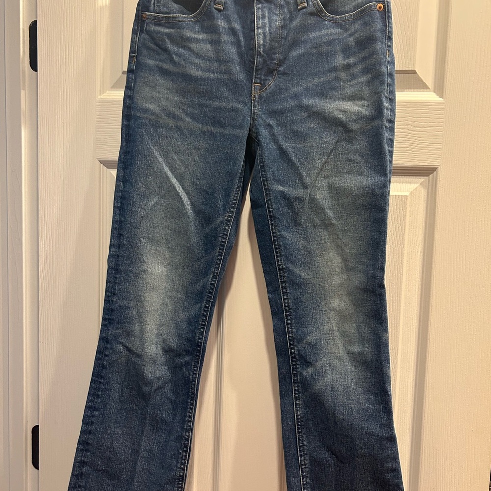 J Crew Denim 9 inch Billie Demi Bootcut Crop, size 27